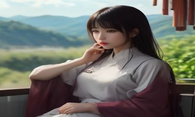 两件颜色相近的JK制服平铺对比拍摄的桌面场景,光线均匀便于对比细节