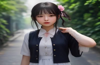 几位年轻女生围坐讨论JK制服搭配的社群聚会场景，氛围轻松友好