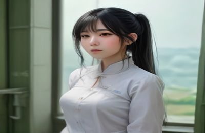 几位年轻女生围坐讨论JK制服搭配的社群聚会场景,氛围轻松友好