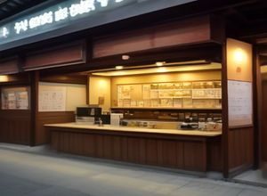 男性技术人员在电脑前检查平台店铺核验系统数据的工作照，画面简洁专业